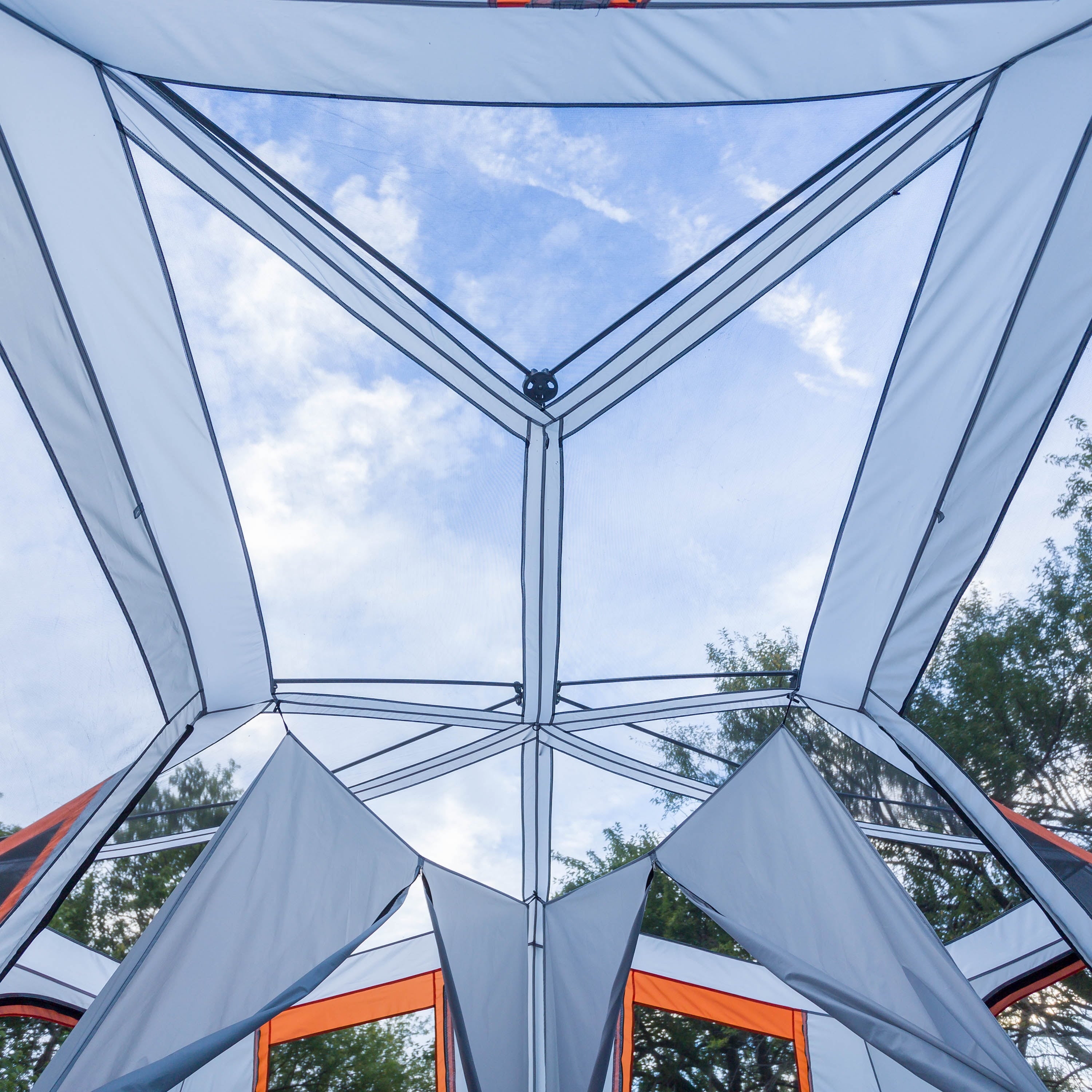 Carpa Cabina Instantánea Premium - Capacidad 12 Personas (3 Habitaciones)