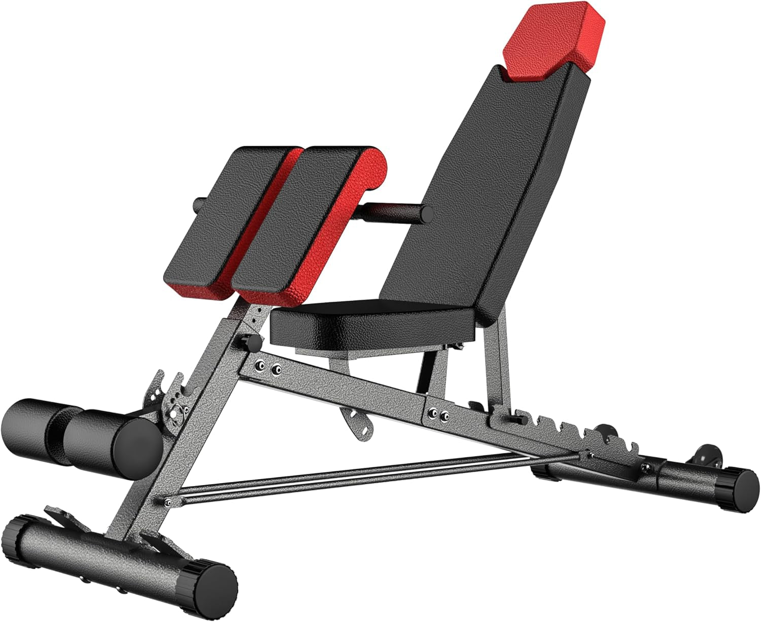 Banco Multifuncional FID Ajustable para Entrenamiento Completo – Extensión de Espalda, Roman Chair, Abdominales y Prensa de Banca